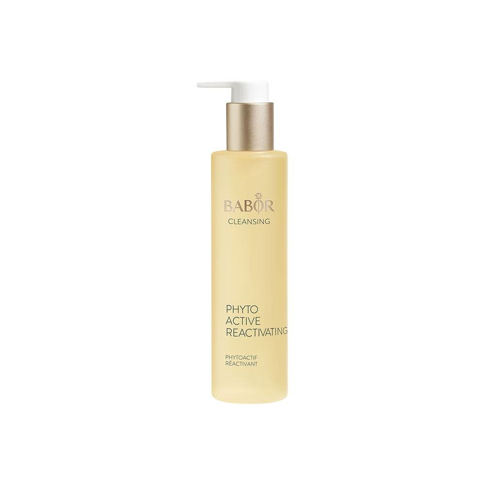 Extracto facial revitalizante Phytoactive Reactivating de BABOR, ideal para piel cansada, limpia y regenera con ingredientes naturales como ginkgo y café verde.