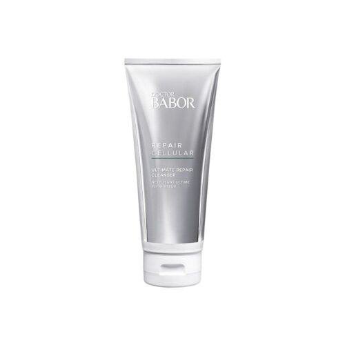 Crema limpiadora facial BABOR Ultimate Repair Cleanser con jalea real y extractos botánicos para limpieza y regeneración profunda de la piel.