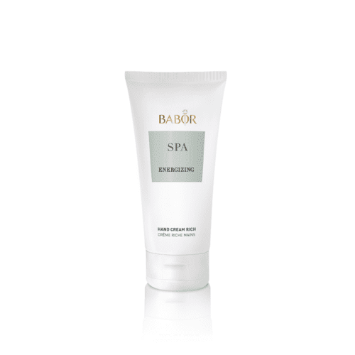 Energizing Hand Cream Rich. Crema de manos hidratante natural BABOR con reparación intensiva, anti edad y antioxidantes para cuidado efectivo de piel seca.