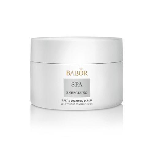 Exfoliante corporal hidratante BABOR skincare premium con sal marina, ideal para piel seca y natural.