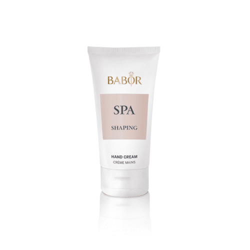 Crema de manos BABOR con efecto antiedad, ideal para piel madura, seca o con manchas. Fórmula natural con células madre y cardo algodonero.