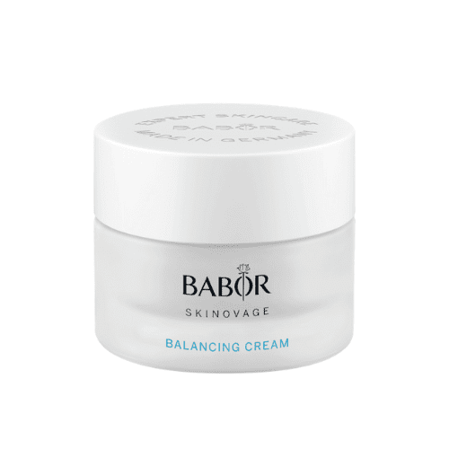 Crema hidratante BABOR Balancing Cream para piel mixta, fórmula ligera que controla brillo e hidrata profundamente.