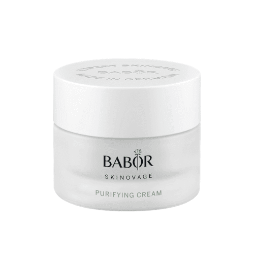 Crema facial BABOR Purifying Cream para piel grasa con poros dilatados, controla brillo y reduce imperfecciones.