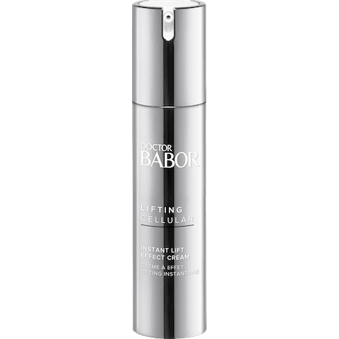 Crema para la cara antiarrugas lifting facial instantáneo BABOR para piel madura, reafirmante y natural con células madre, extracto de Swertia y parte de una rutina de skincare premium.