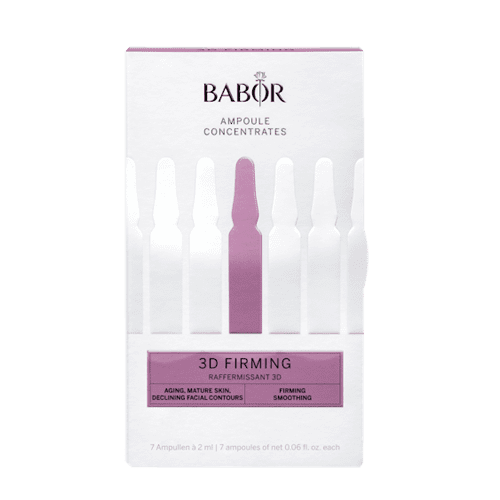 3D Firming BABOR Concentrado para rutina skincare, lifting facial, firmeza y elasticidad. Reduce flacidez y arrugas, hidratando para una piel joven, firme y radiante.