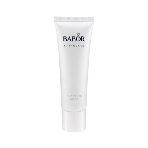 Mascarilla facial purificante BABOR para piel grasa, parte de rutina de skincare premium para limpieza facial y control de imperfecciones