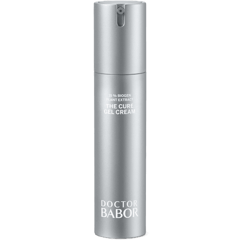 Gel facial anti-edad Doctor Babor Regeneration The Cure Gel Cream, producto dermatológico de skincare premium con extracto Biogen y vitamina C para regenerar y reafirmar piel madura